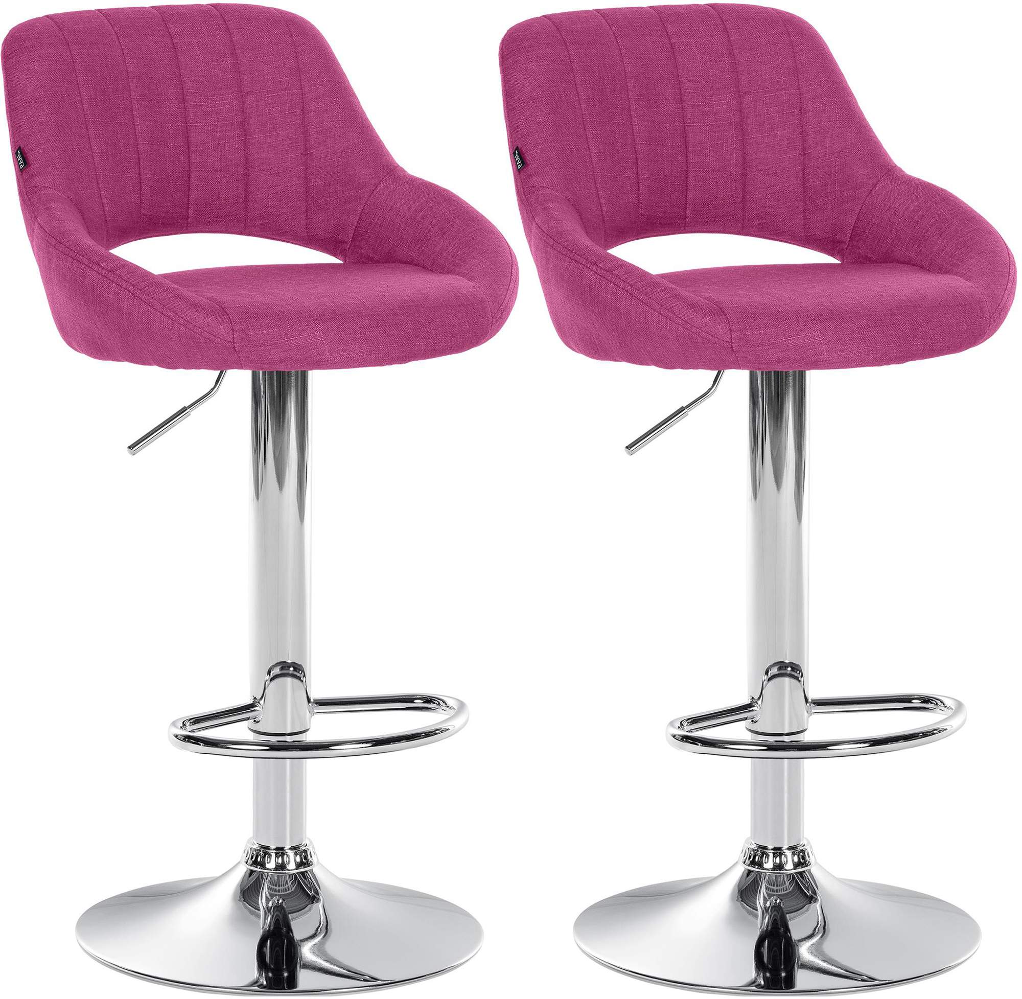 2er Set Barhocker Milet Stoff C
