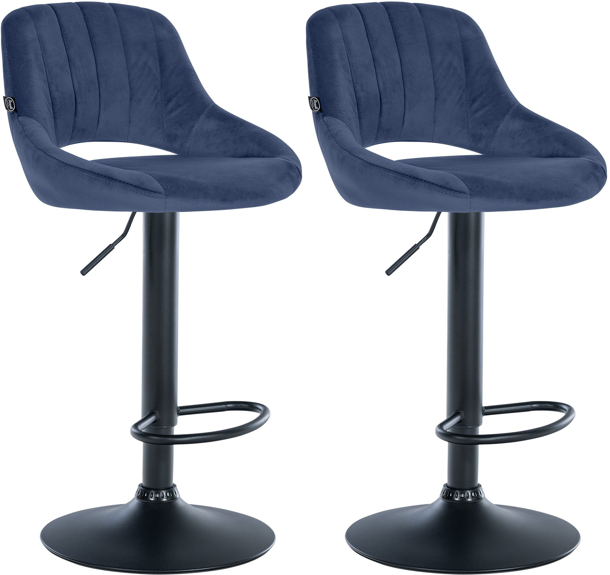 2er Set Barhocker Milet Samt B