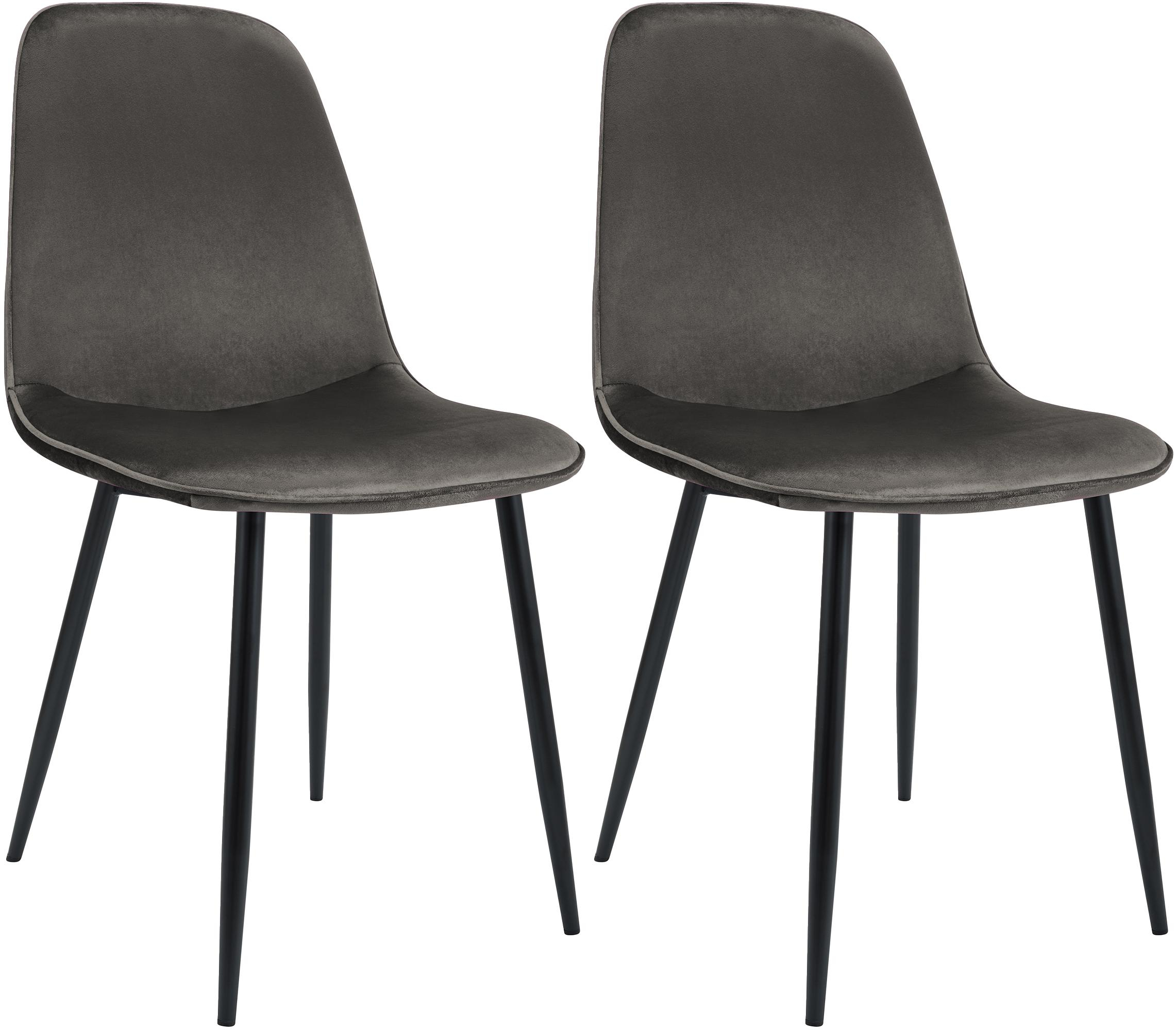 2er Set Esszimmerstuhl Maryam Samt
