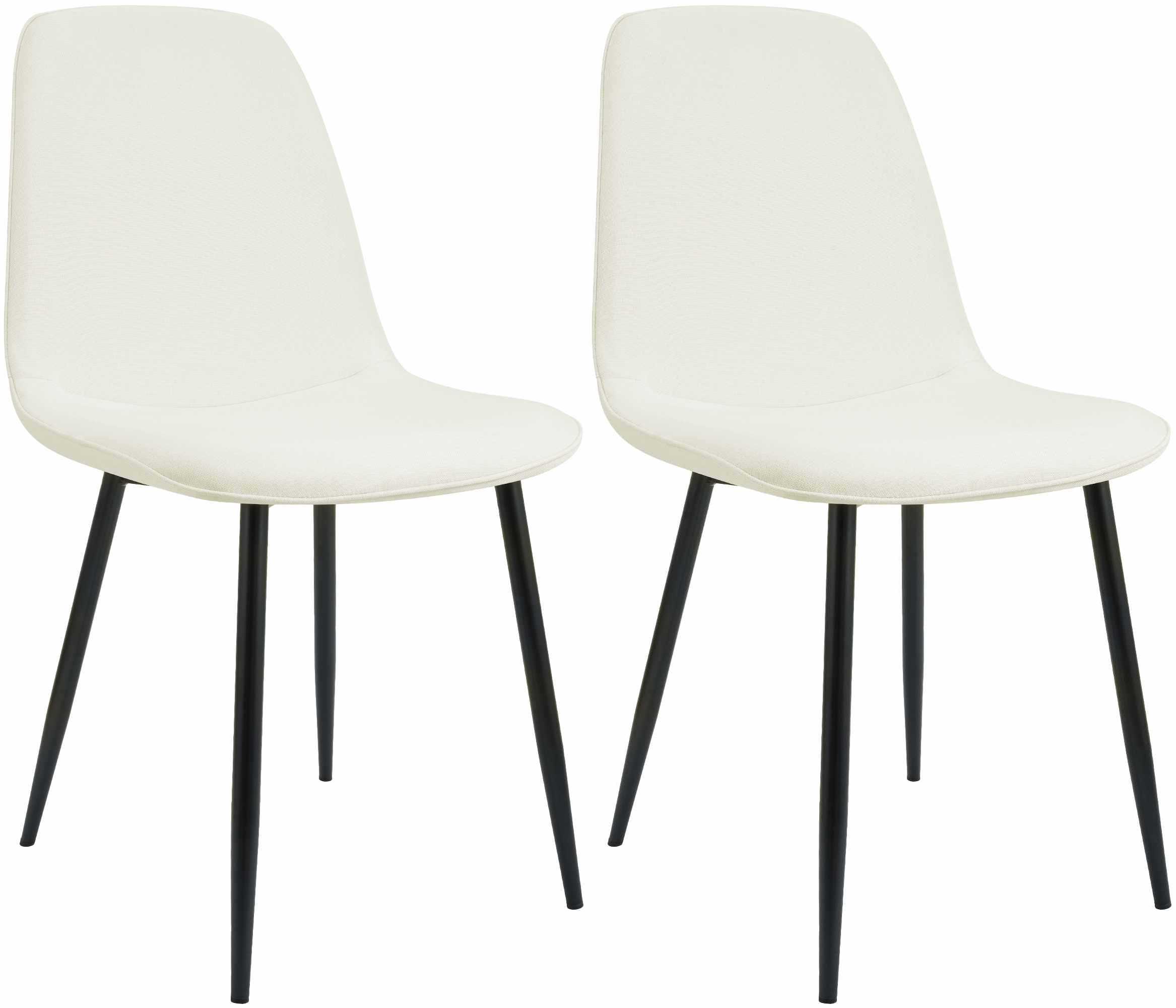 2er Set Esszimmerstuhl Maryam Stoff