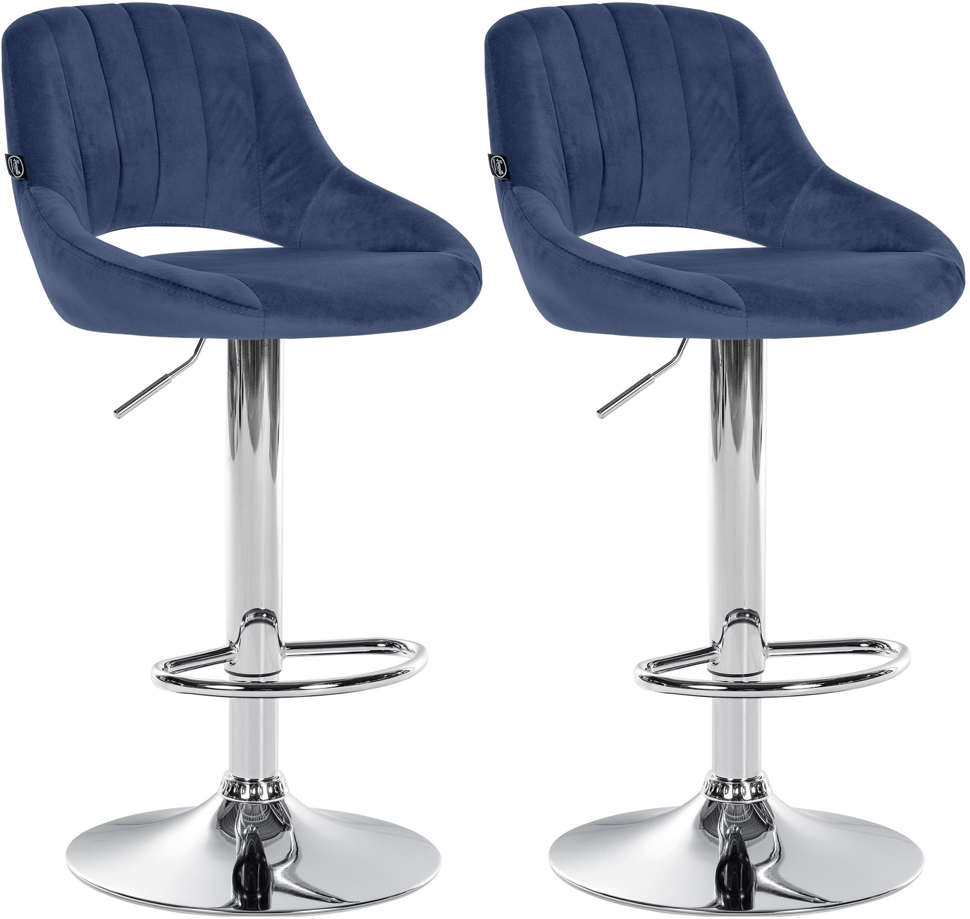 2er Set Barhocker Milet Samt C