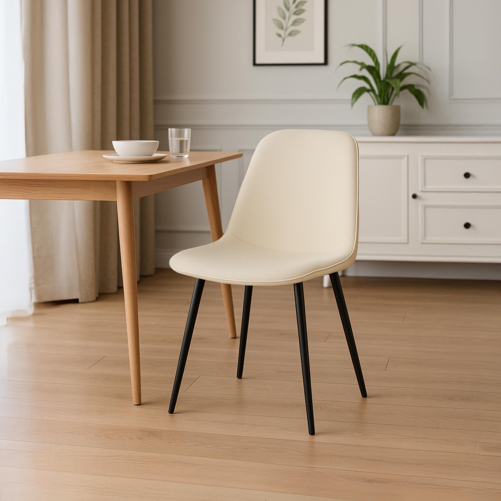 4er Set Esszimmerstuhl Maryam Samt