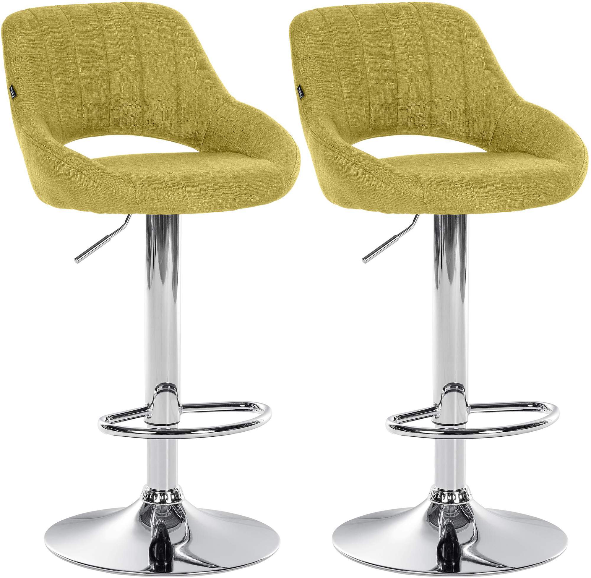 2er Set Barhocker Milet Stoff C