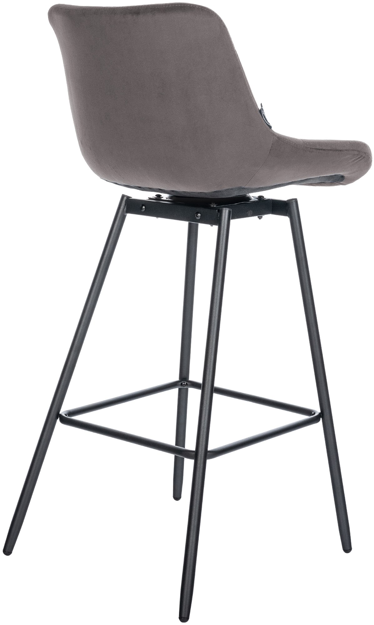 4er Set Barhocker Weston Schwenkbar Samt - Image 4