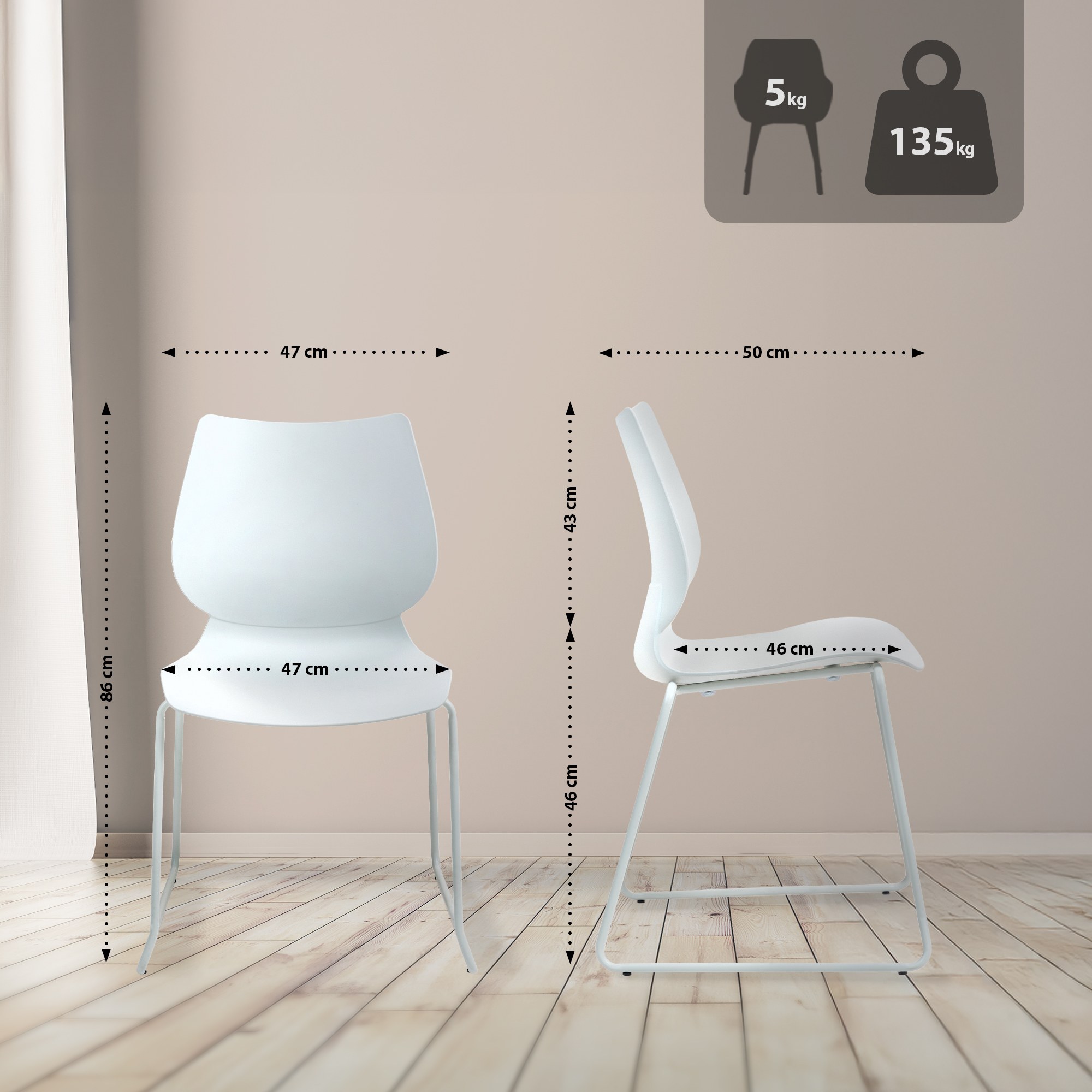2er Set Stuhl Houma