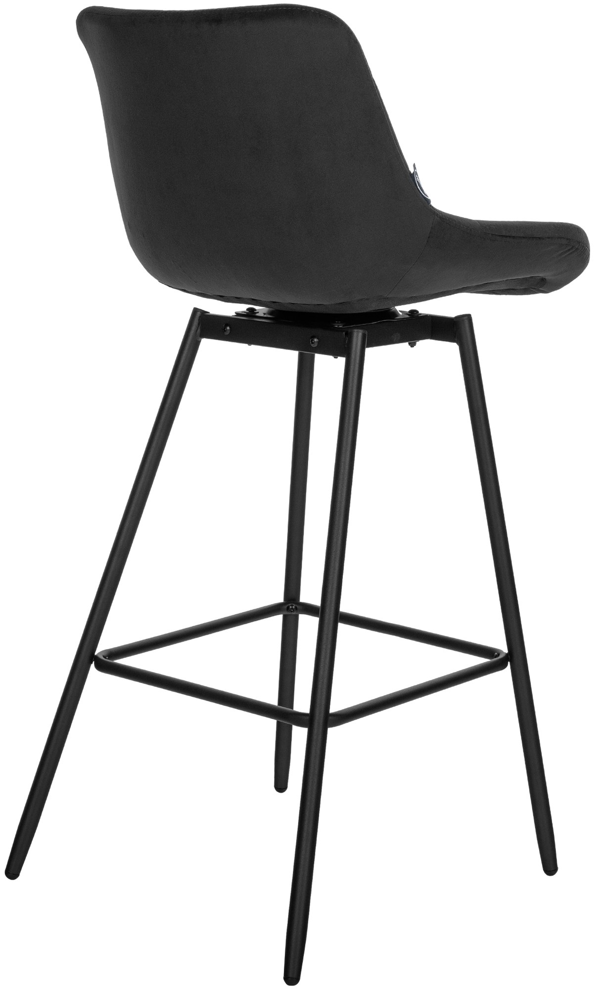 4er Set Barhocker Weston Schwenkbar Samt - Image 4