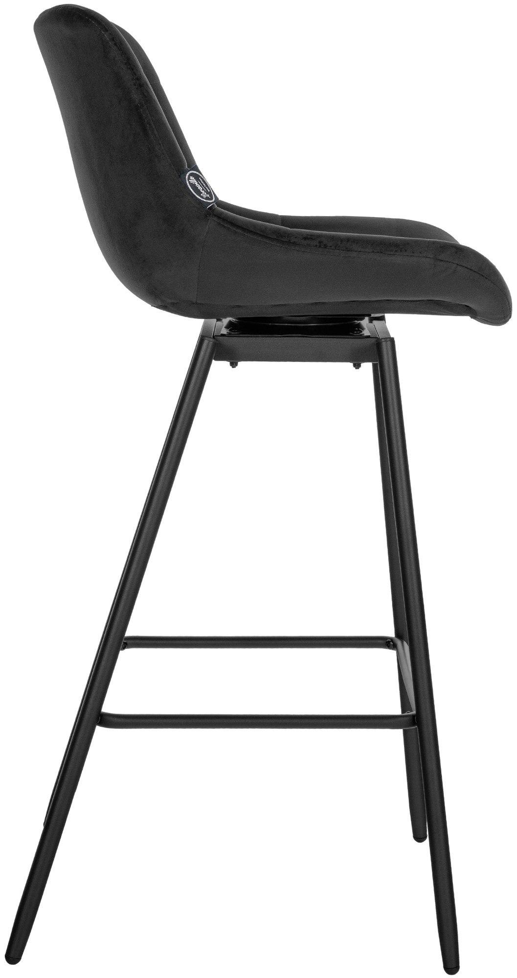 4er Set Barhocker Weston Schwenkbar Samt - Image 6