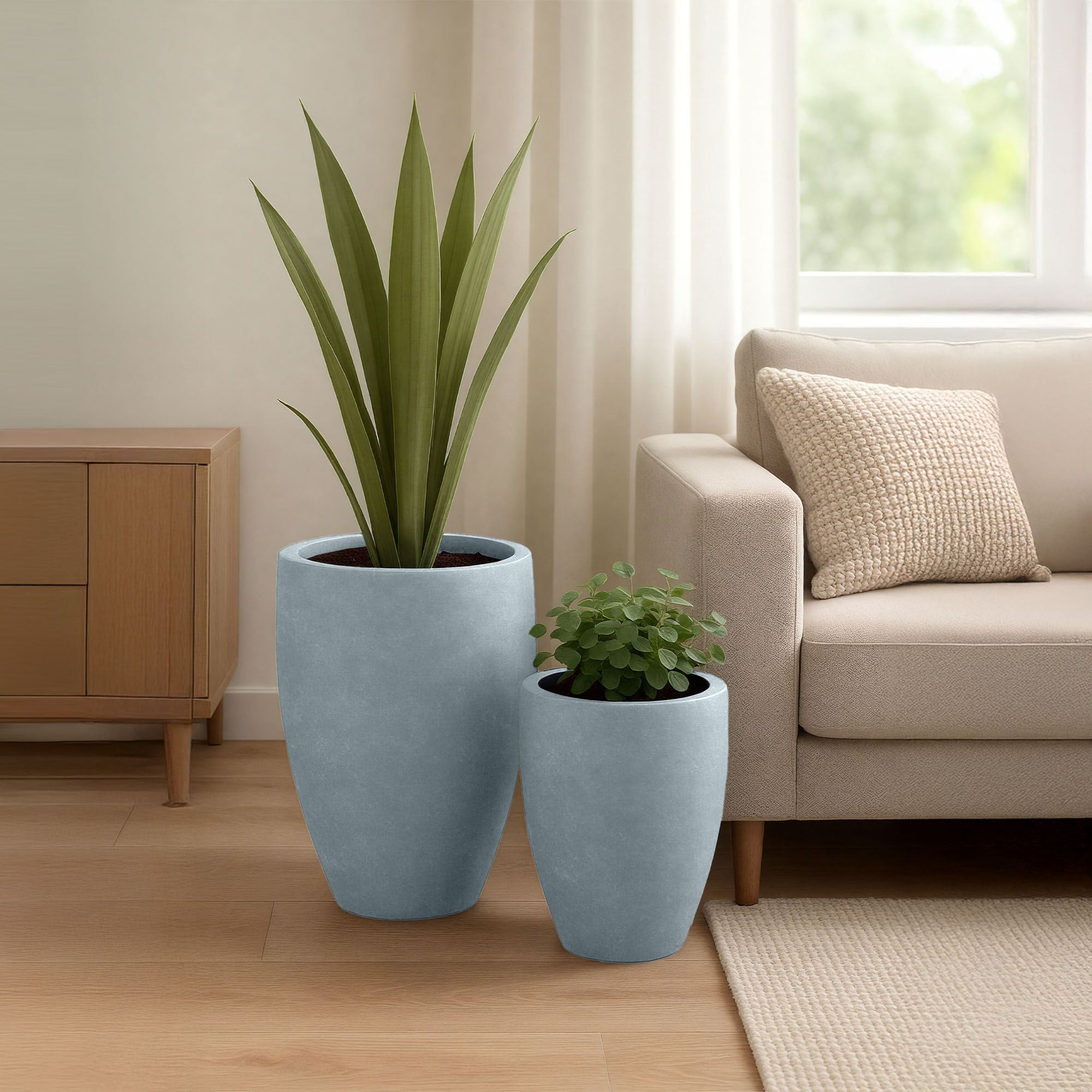 2er Set Pflanzkübel 2