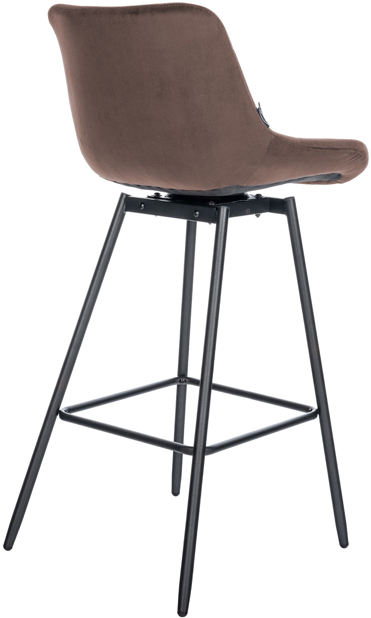 4er Set Barhocker Weston Schwenkbar Samt - Image 4