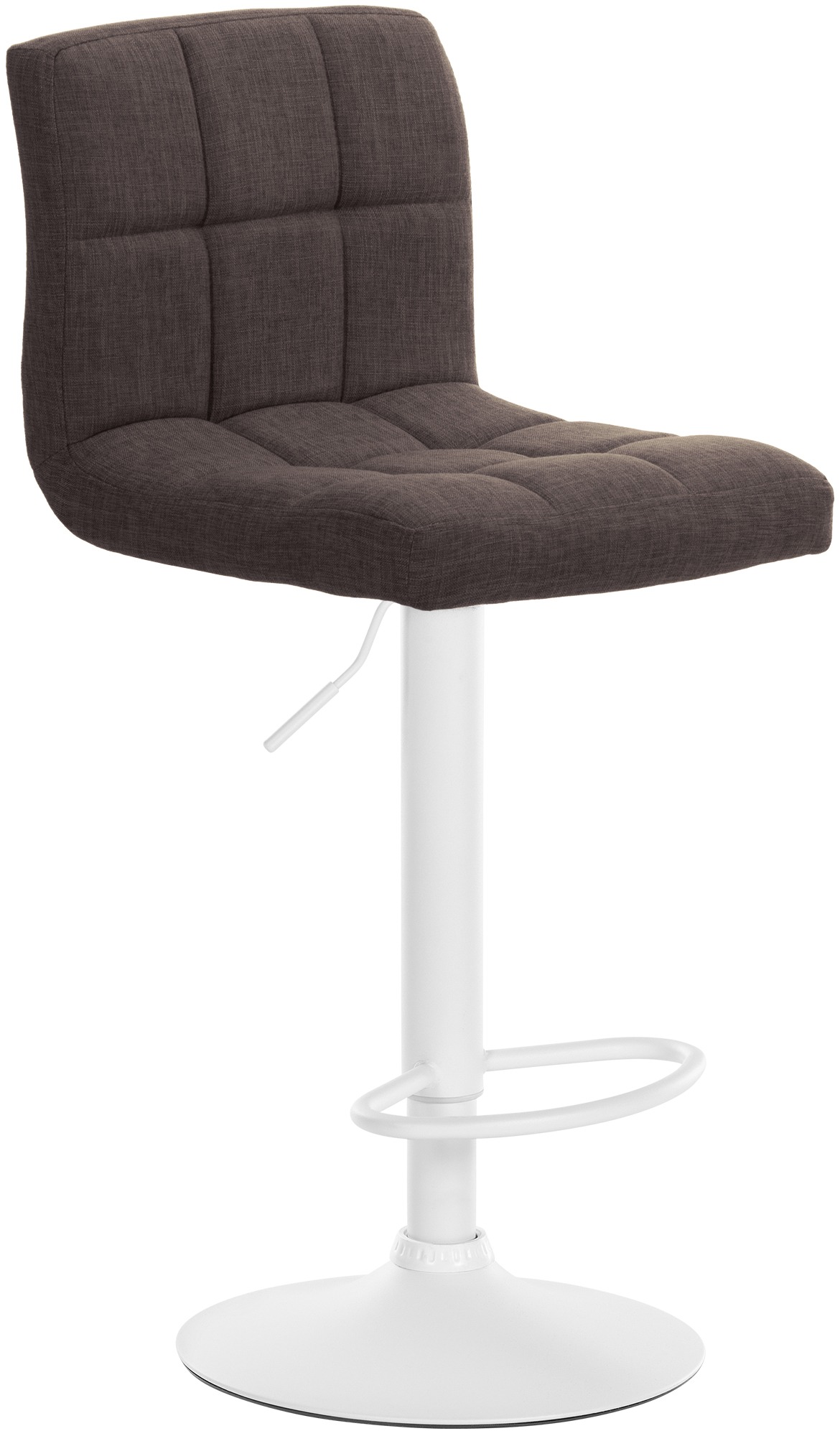 2er Set Barhocker Calma Stoff Weiß - Image 3