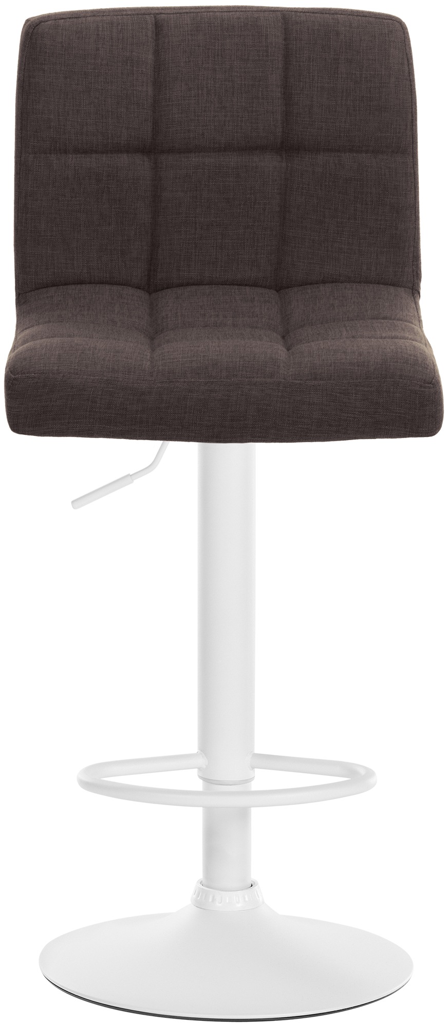 2er Set Barhocker Calma Stoff Weiß - Image 4