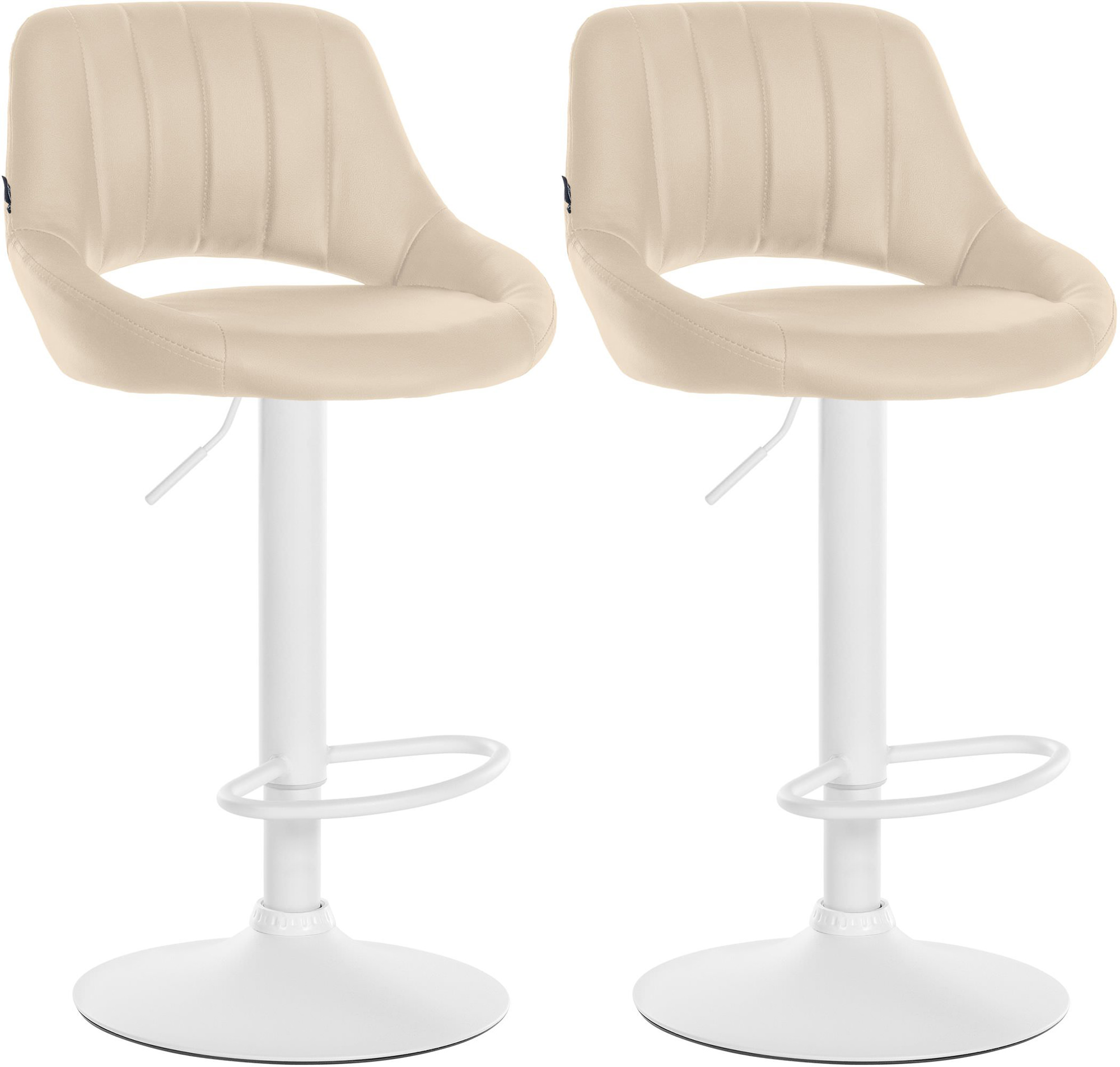 2er Set Barhocker Milet Kunstleder W