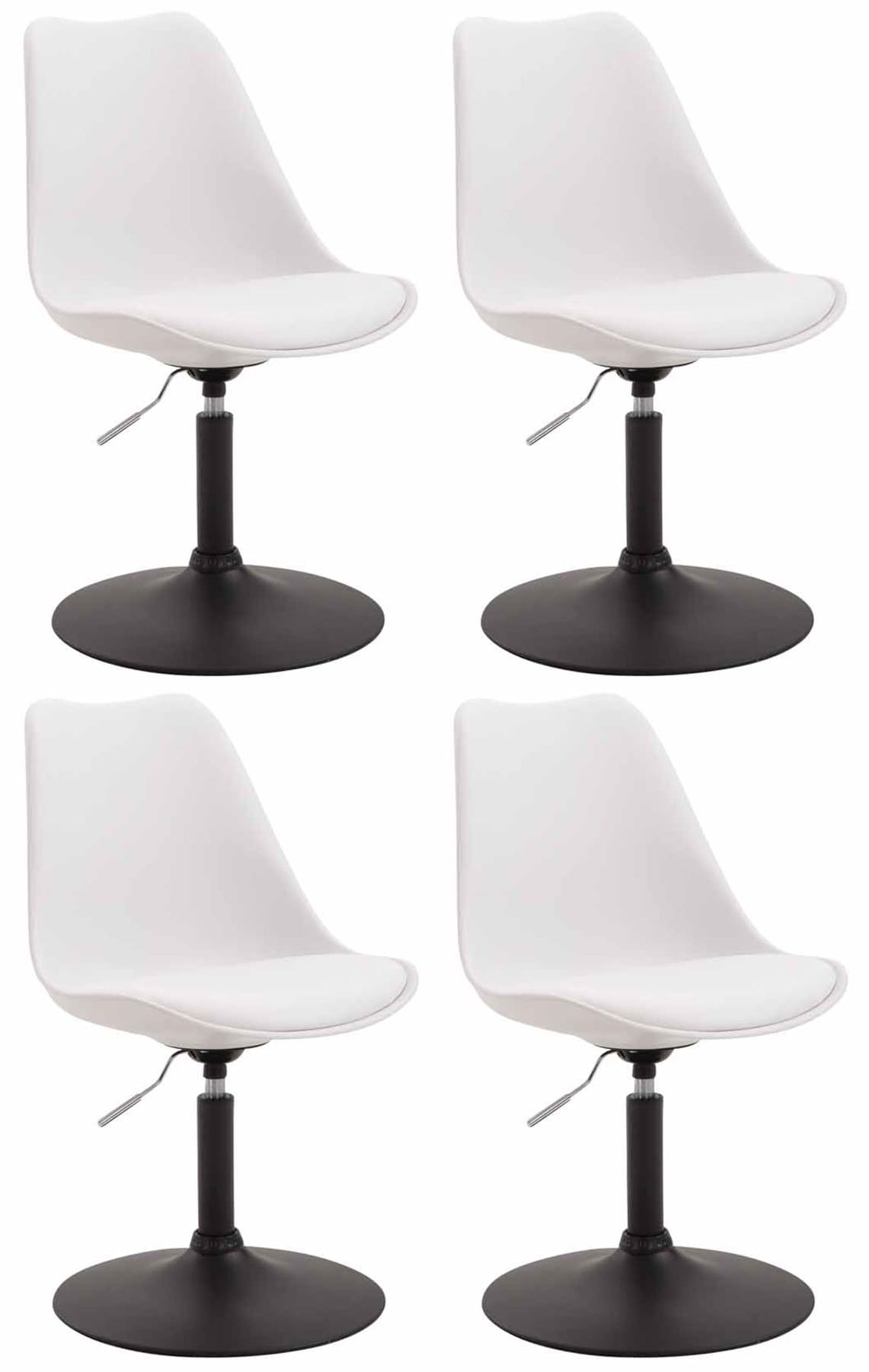 4er Set Esszimmerstühle Maverick B Kunststoff