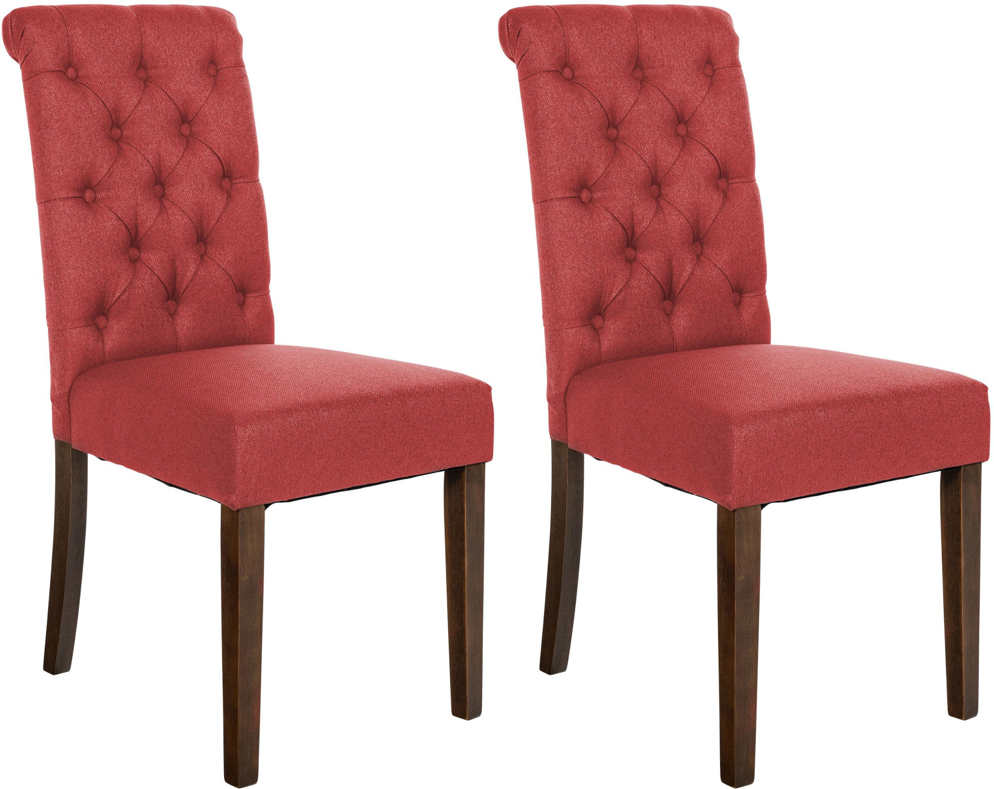 2er Set Esszimmerstühle Lisburn Stoff