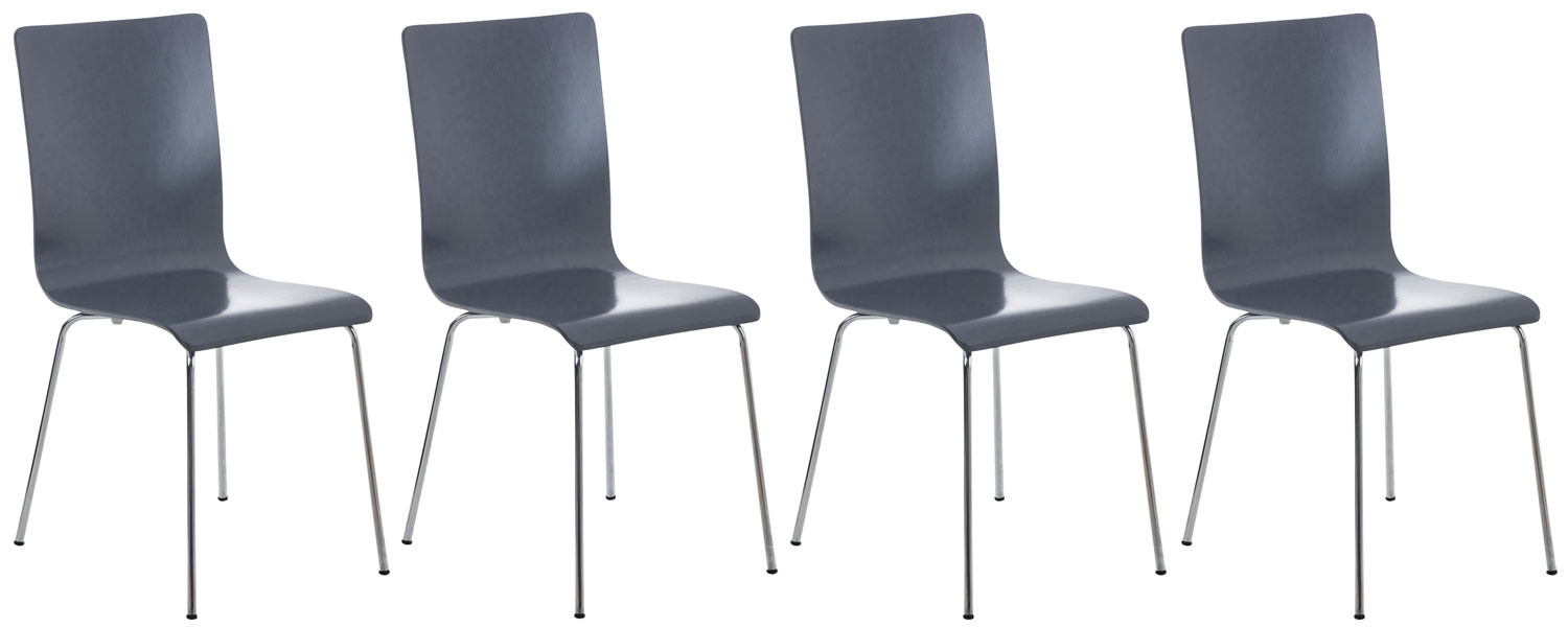 4er Set Besucherstuhl Pepe