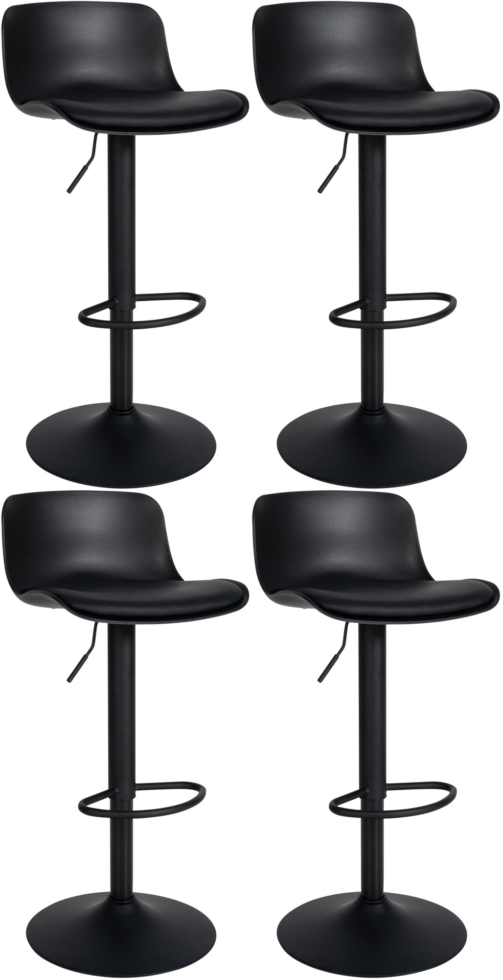 4er Set Barhocker Almada Kunstleder