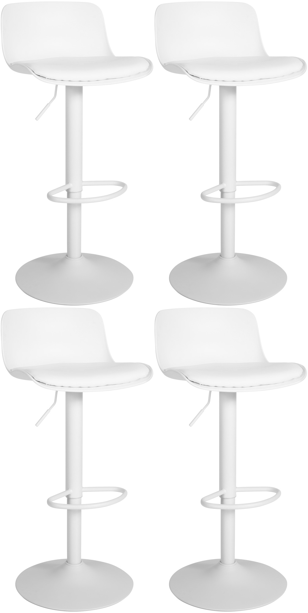 4er Set Barhocker Almada Kunstleder