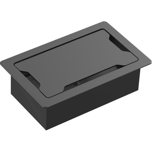 Vision Tc3 Surrtb Organizer Per Cavi Scatola Portacavi Scrivania Nero, Bianco 1 Pezzo[i] (vision Techconnect 3 Faceplate)