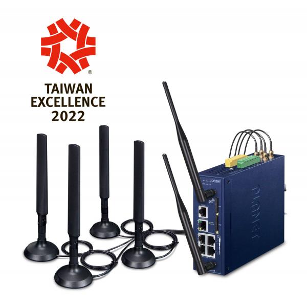 Planet Industrial 5g Nr Cellular Gateway/controller 10, 100, 1000 Mbit/s (industrial 5g Nr Cellular - Wireless Gateway With 5-Port - 10/100/1000t, su
