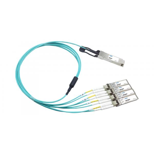 Origin Storage JnP-QsfP-AocbO-5M-Os Cavo Infiniband E In Fibra Ottica Qsfp+ 4x Sfp+ Aoc Arancione, Colore Acqua (origin Storage JnP-QsfP-AocbO-5m Jun