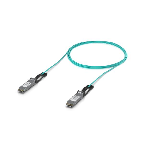 Ubiquiti UacC-AoC-Qsfp28-5m Cavo Infiniband E In Fibra Ottica Colore Acqua (lonG-Range Qsfp28 Direct - Attach Cable With A 100 Gbps - Max Data Rate.