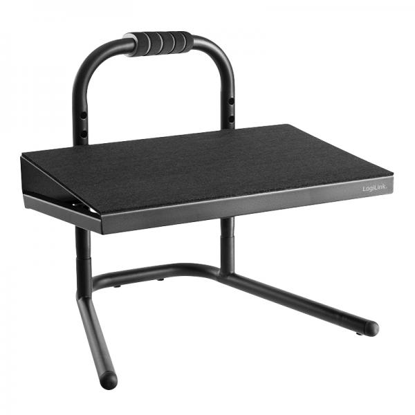 Logilink Eo0007 Poggiapiede Da Scrivania Nero (footrest, FreE-Standing And - Adjustable - Warranty: 48m)