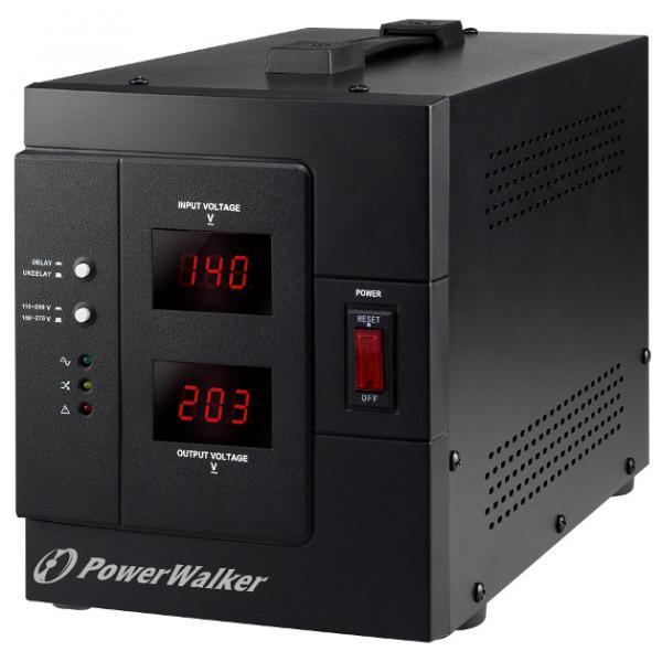 Powerwalker Avr 3000/siv Regolatore Di Tensione 230 V Nero (avr 3000/siv Voltageregulator - 3000a/2400w - Automatic Voltage Regulator - Warranty: 24m)