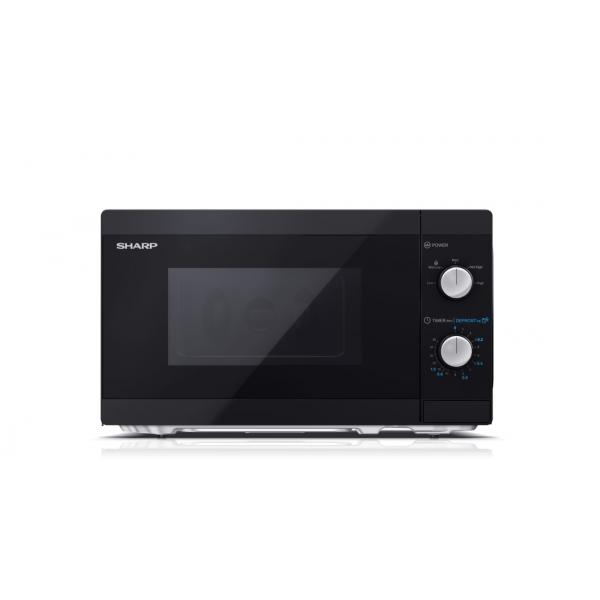 Sharp YC-Ms01E-B Forno A Microonde Nero Solo Microonde Superficie Piana 20 L 800 W (sharp YC-Ms01eb - Mikrob?lgeovn - Fri)