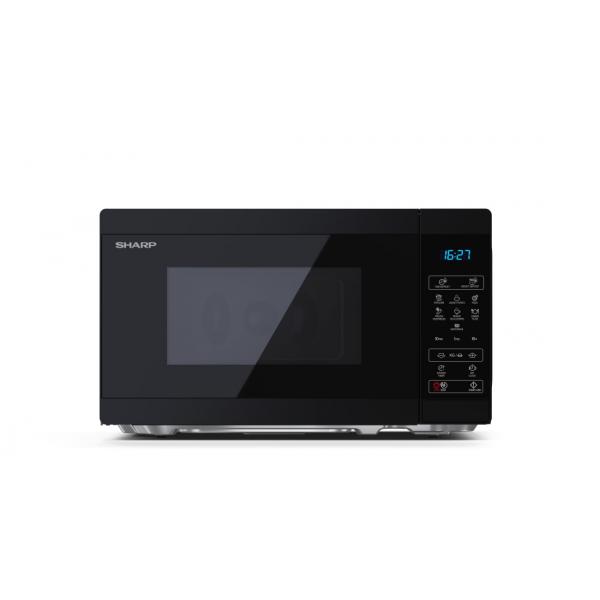 Sharp YC-Ms02E-B Forno A Microonde Nero Solo Microonde Superficie Piana 20 L 800 W (sharp YC-Ms02E-B - Mikrob?lgeovn - Fri)