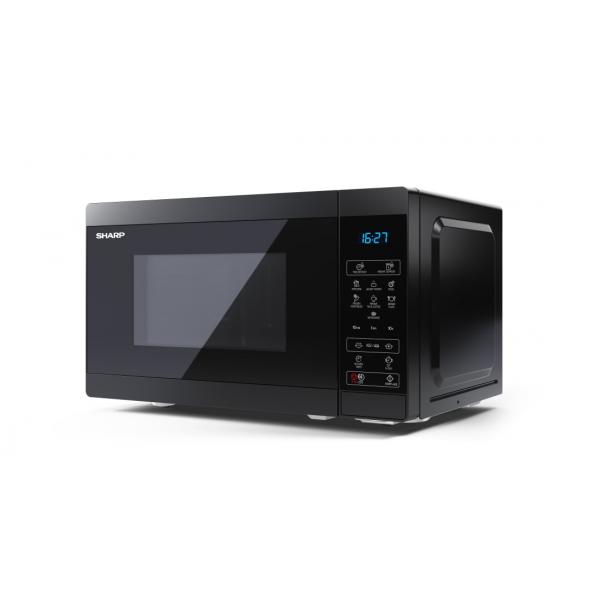 Sharp YC-Ms02E-B Forno A Microonde Nero Solo Microonde Superficie Piana 20 L 800 W (sharp YC-Ms02E-B - Mikrob?lgeovn - Fri) - Image 3