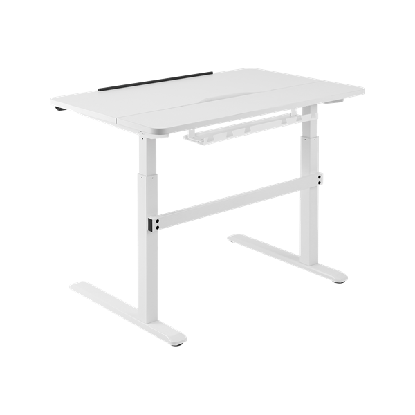 Deltaco DelO-0100 Piano Di Scrivania Per Computer Forma Rettangolare Bianco (deltaco Office Premium - Sidde/st?-Skr) - Image 3