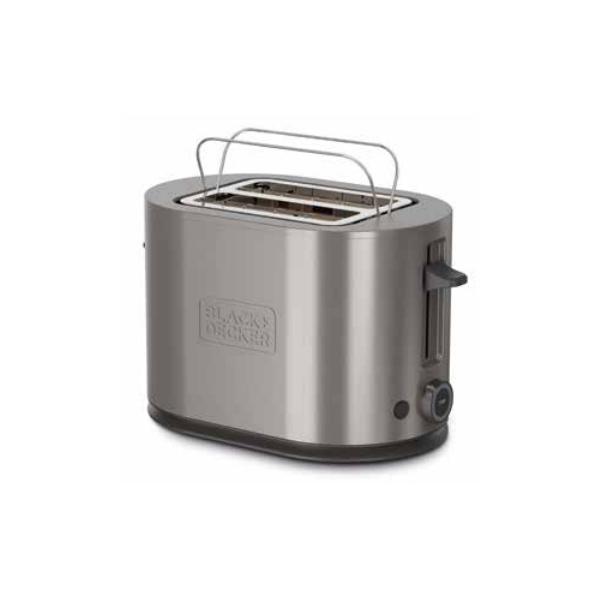 Black+decker Toaster 2 Slot 900w Inox