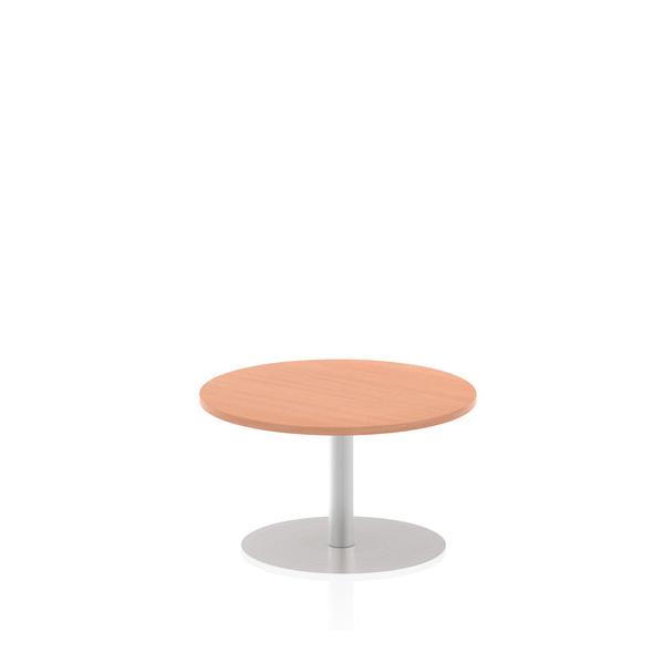 Dynamic Italia Round Poseur Table (dynamic Italia 800mm Poseur Round Table Beech Top 475mm High Leg Itl0118 Dd)