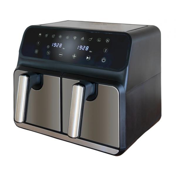 Unold 58685 Friggitrice Doppia 8 L Indipendente 1700 W Friggitrice Ad Aria Calda Nero, Grigio (unold 58685)