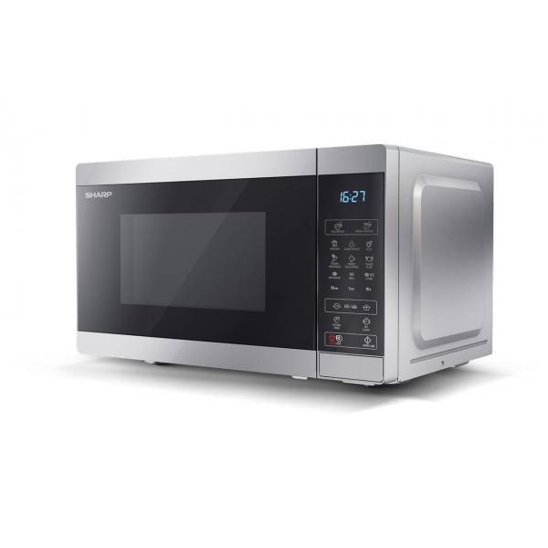 Sharp YC-Mg02E-S Forno A Microonde Nero, Acciaio Microonde Combinato Superficie Piana 20 L 800 W (sharp - Microwave With Grill 1000w) - Image 4