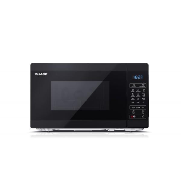 Sharp YC-Mg02E-B Forno A Microonde Nero Microonde Con Grill Superficie Piana 20 L 800 W (yC-Mg02eb Sharp Mikroovn 20 Liter Gril)