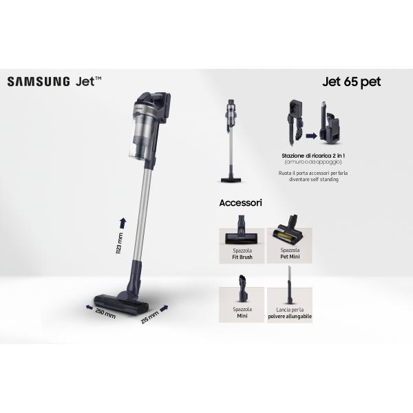 Samsung Aspirapolvere Senza Filo Jet™ 65 Pet 150w Vs15a60agr5 (odkurzacz Pionowy Samsung Jet 65 Pet v) - Image 3