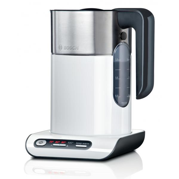 Bosch Twk8611p Bollitore Elettrico 1,5 L 2400 W Antracite, Acciaio Inox, Bianco (bosch Styline Twk8611p - Kedel - Hvid/)