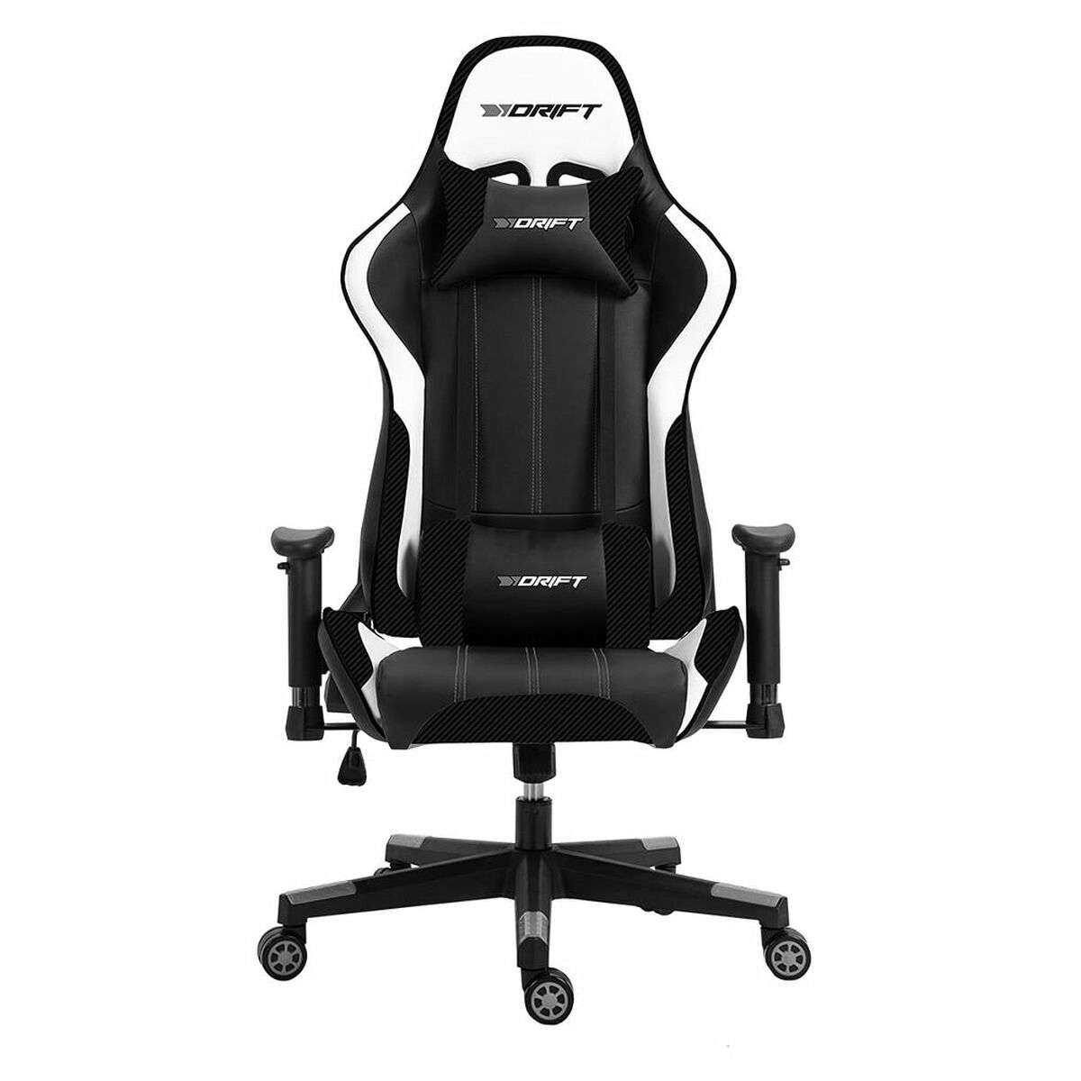 Sedia Gaming Drift Dr175carbon Bianco Nero