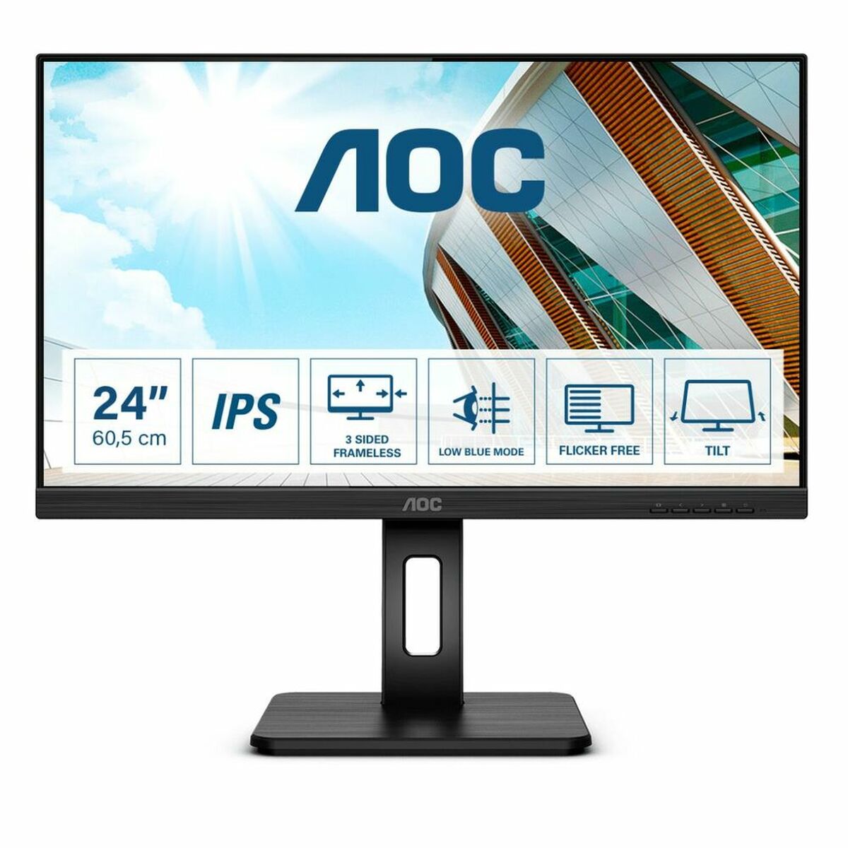Monitor Aoc 24p2q Full Hd 24" 23,8"