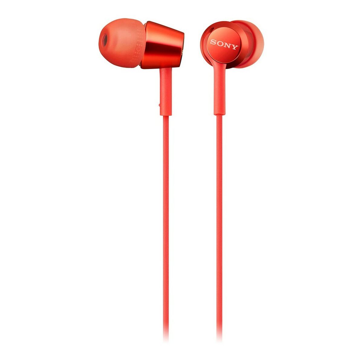 Auricolari Con Microfono Sony MdR-Ex155ap Rosso