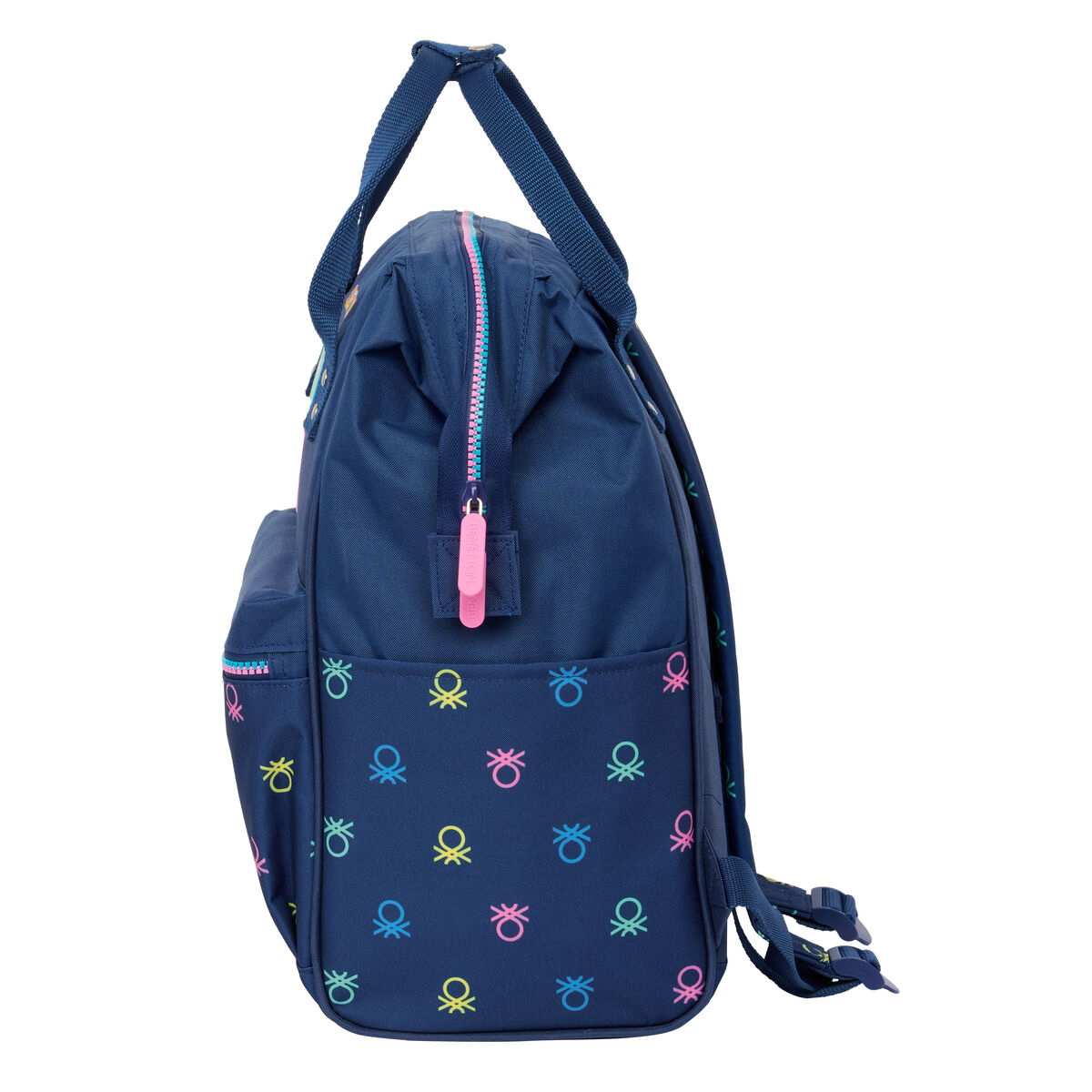 Zaino Per Portatile Benetton Cool Blu Marino 27 X 40 X 19 cm - Image 3
