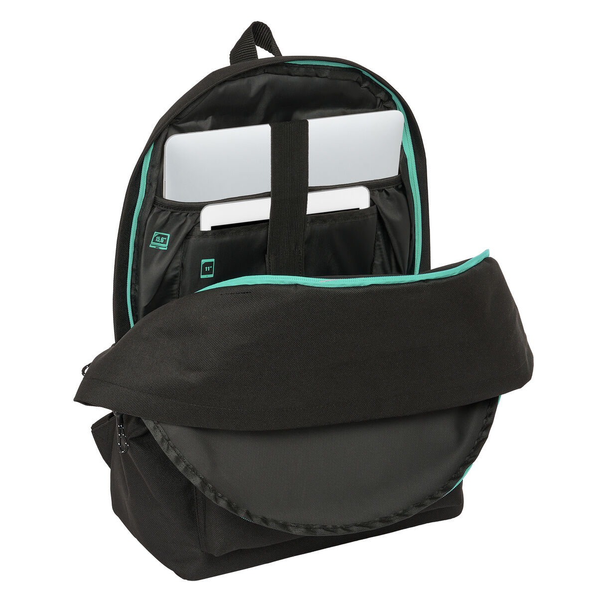 Zaino Per Portatile Kings League Kings League "el Barrio" Nero 31 X 44 X 18 cm