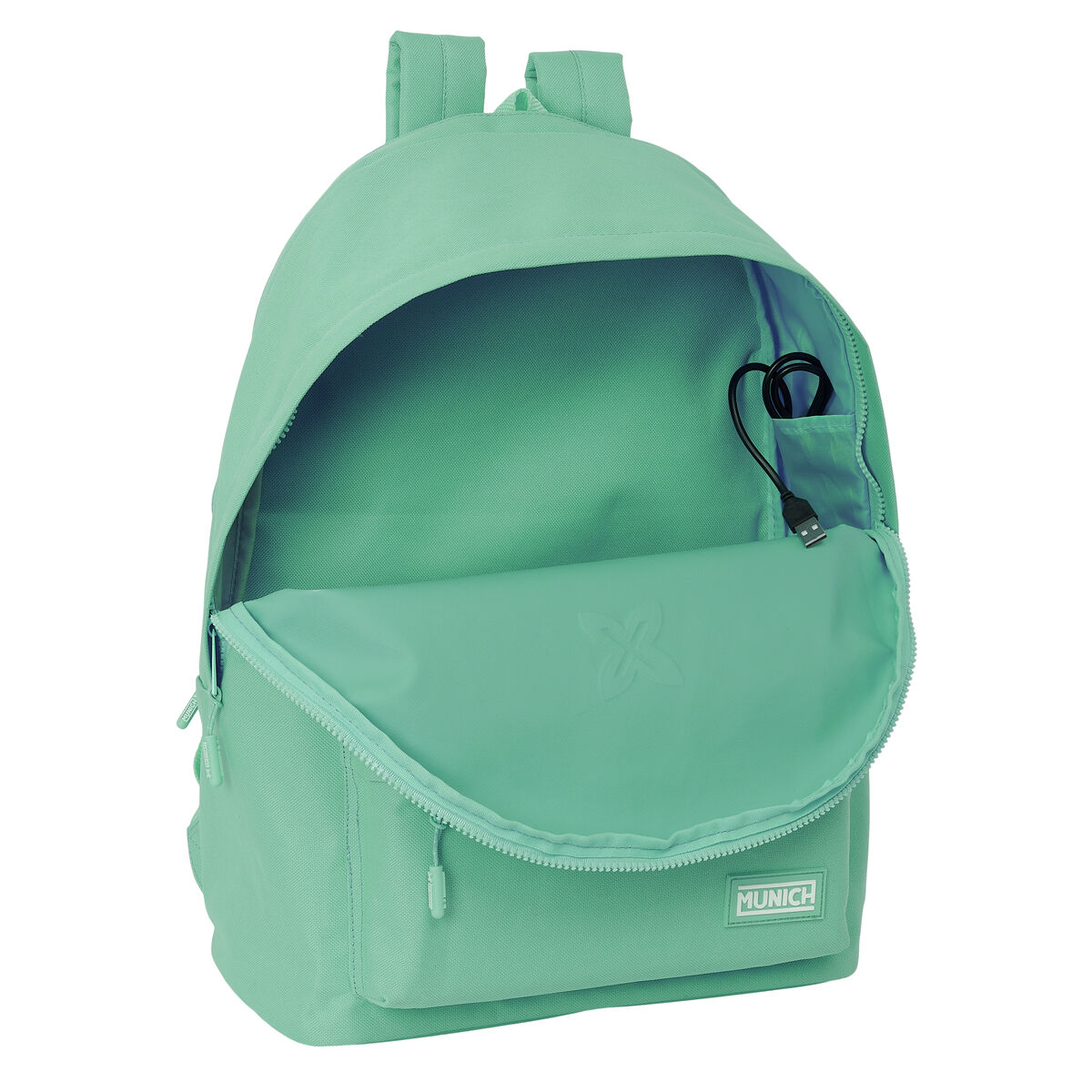 Zaino Per Portatile Munich Basic Turchese 31 X 44 X 18 cm - Image 4