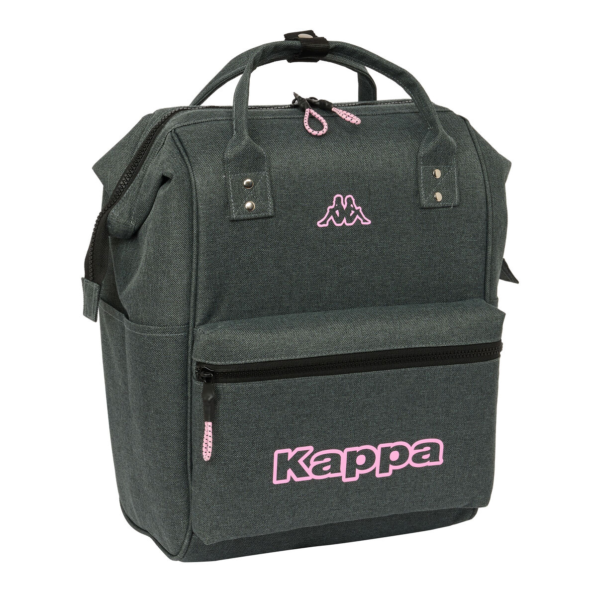 Zaino Per Portatile Kappa Silver Pink Grigio 27 X 40 X 19 cm