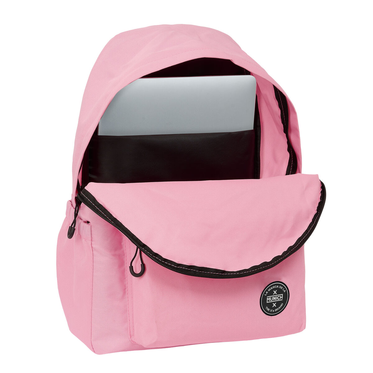 Zaino Per Portatile Munich Pink Rosa 31 X 43 X 13 cm - Image 3