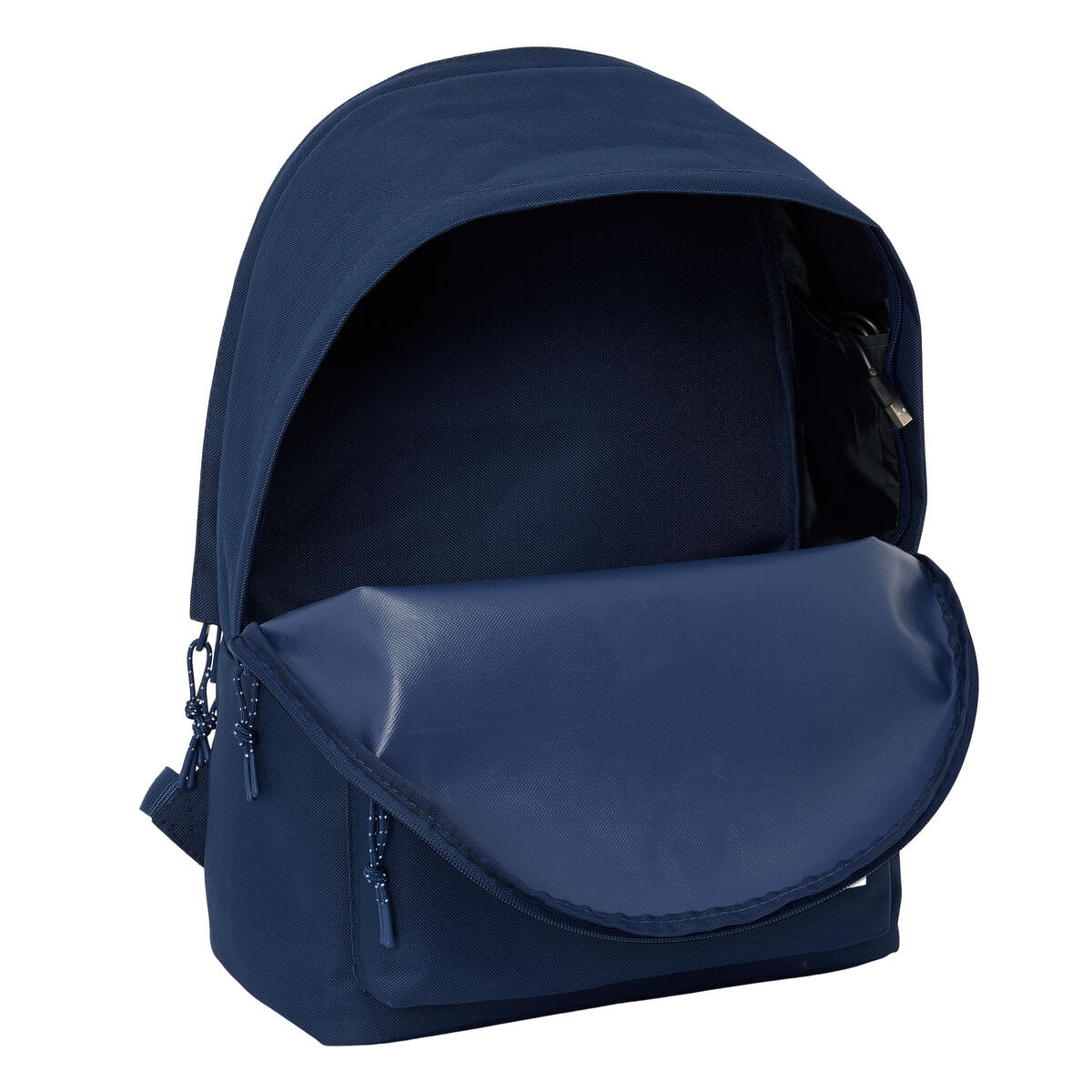 Zaino Per Portatile Real Madrid C.f. Blu Marino 31 X 44 X 18 cm - Image 3