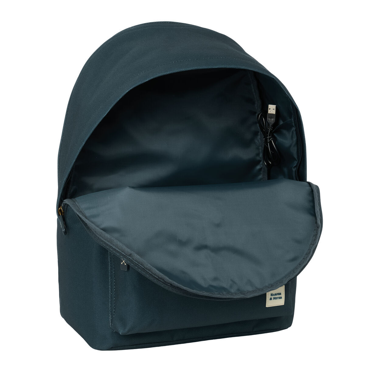 Zaino Per Portatile Harper & Neyer Blu Marino 31 X 44 X 18 cm - Image 3