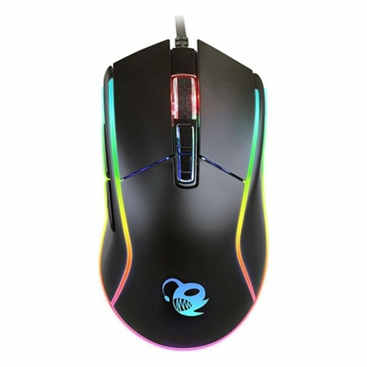 Mouse Gaming Con Led Coolbox Deepdarth Nero 6400 Dpi
