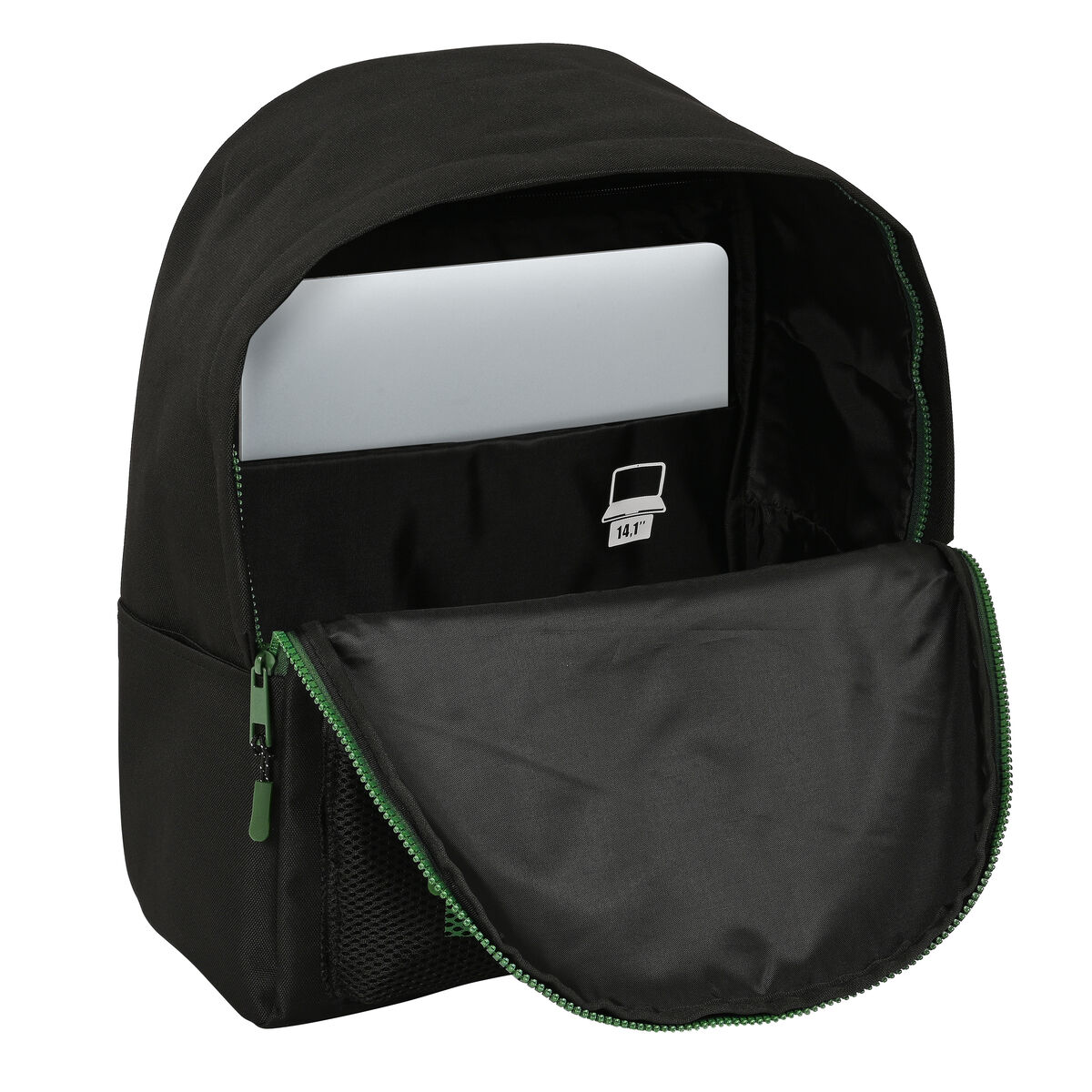 Zaino Per Portatile Munich Caviar Nero 31 X 40 X 16 cm - Image 3